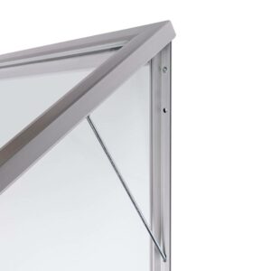Schaukasten Outdoor Slim - Öffnung von unten – Bild 6