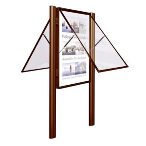 Schaukasten Outdoor farbig - Doppelseitig inkl. Steher – Bild 2