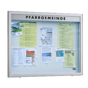 Schaukasten Outdoor mit Beschriftungsfeld – Bild 2